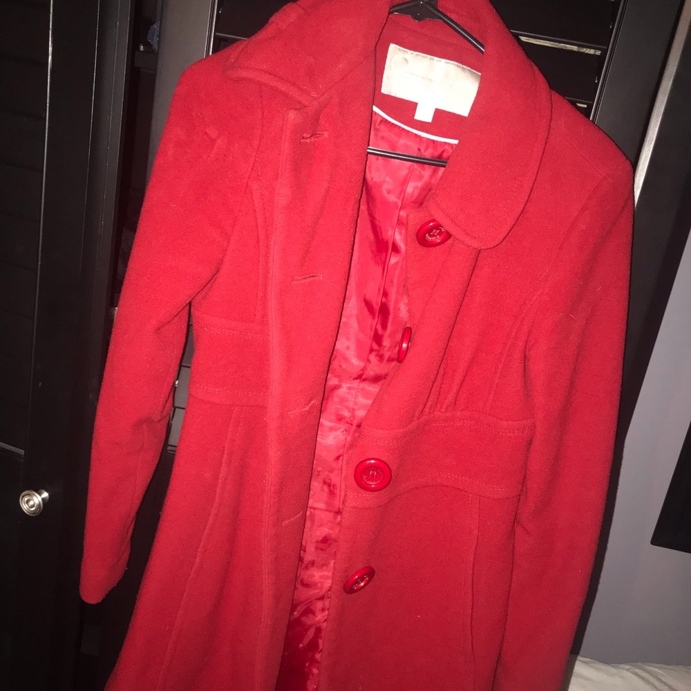 Jessica Simpson red women’s coat